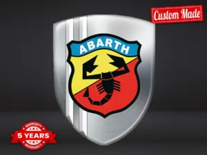 Fiat Abarth Pegatina Parabrisas Estilosa Máximo Moderna Pro Duradera